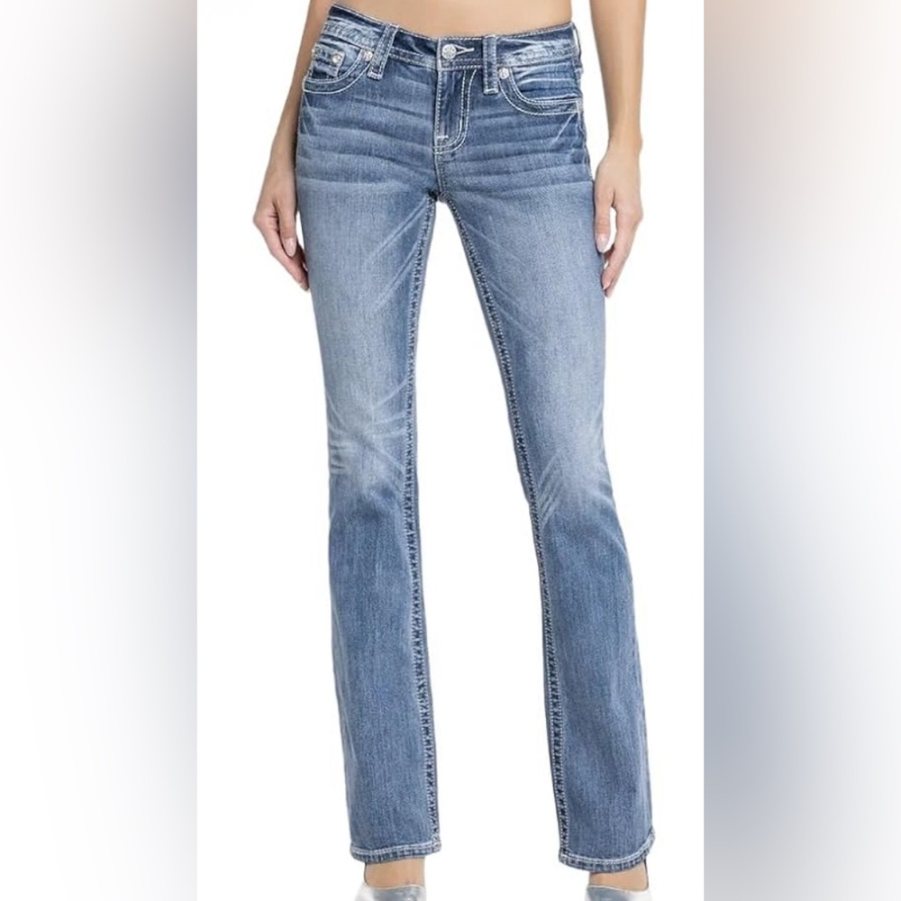 Miss Me Jeans Size 24/32 Bootcut Worn Once - Picture 4 of 5